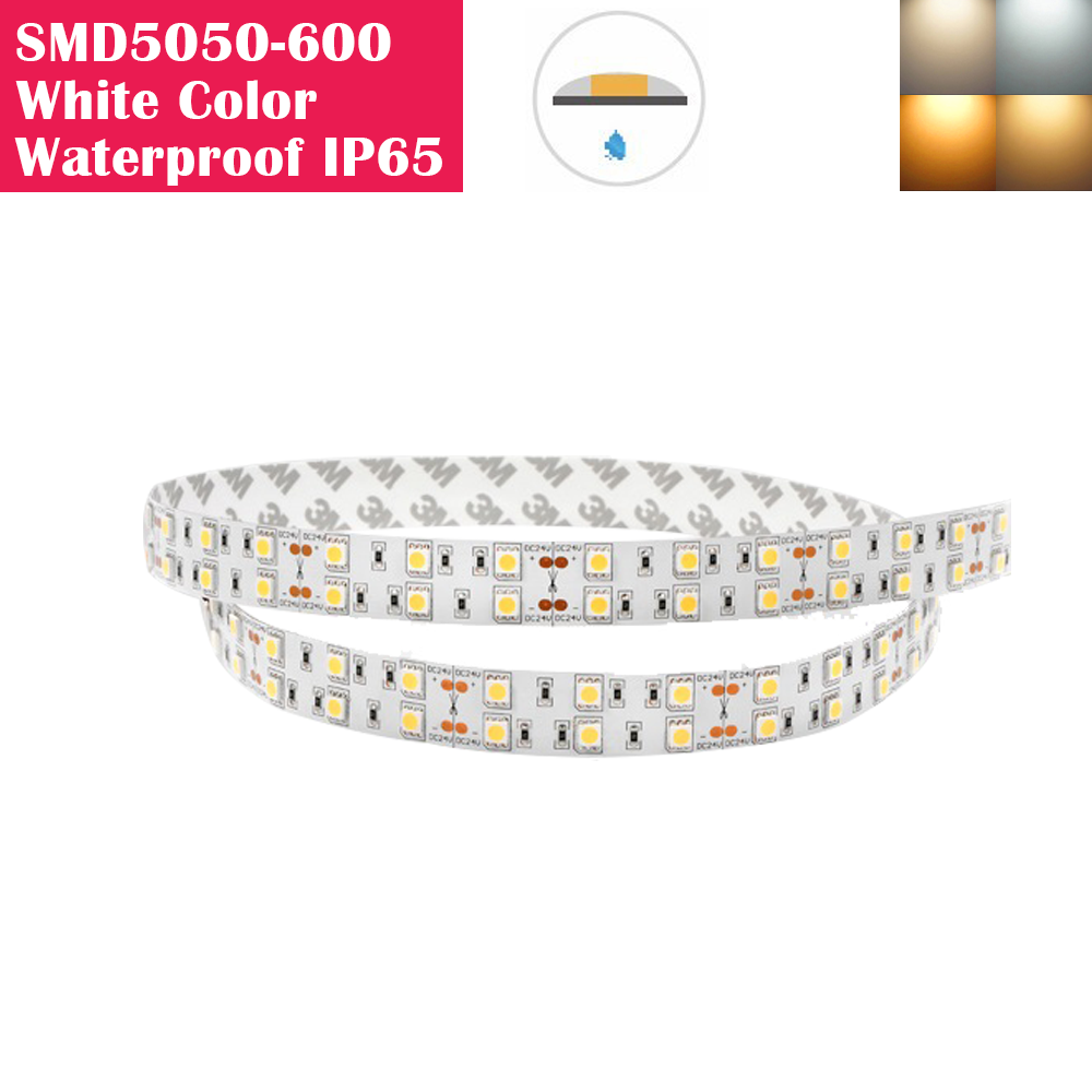 5 Meters SMD5050 Waterproof IP65 600LEDs Flexible LED Strip Lights